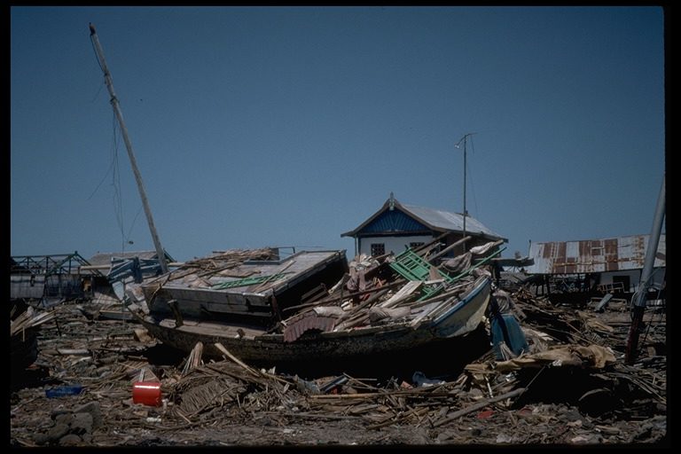 kliping bencana alam Tsunami ini terjadi di Flores Nusa Tenggara Timur (NTT)