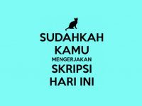 Skripsi itu mudah