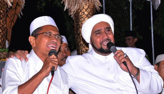 Foto Habib Syech dan Dahlan Iskan