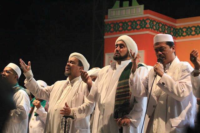 Foto Habib Syech dan Syech Muhammad Al Kabani