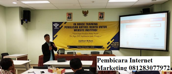 Pembicara internet marketing