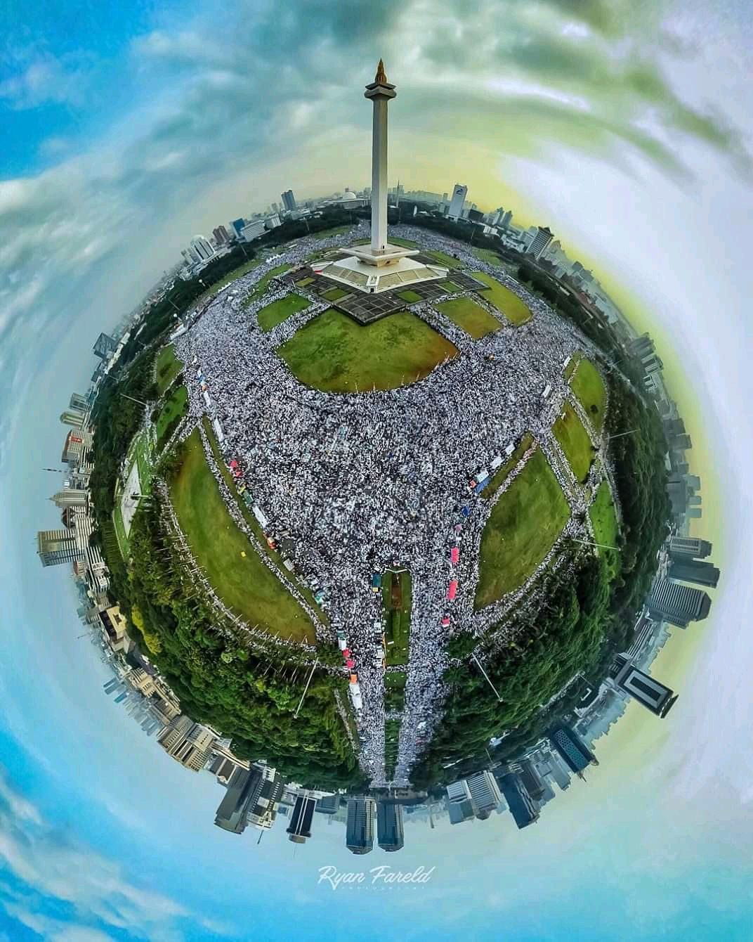 Foto Gambar Reuni 212 Monas Jakarta