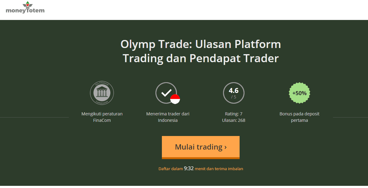 Moneytotem Olymp Trade