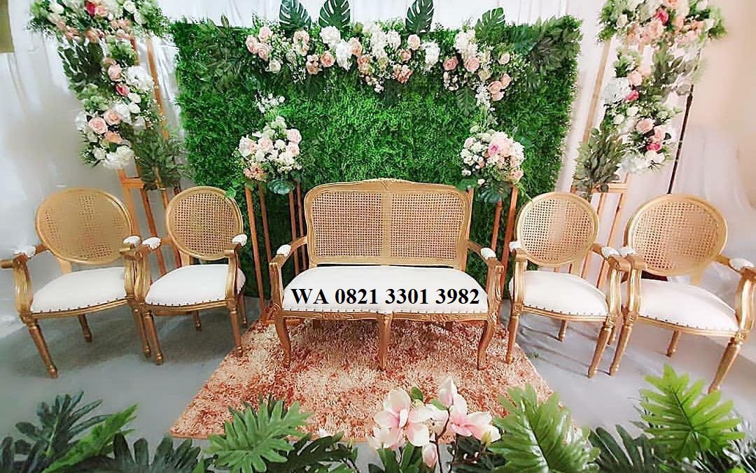 Jual model  kursi  pengantin  pelaminan rustic terbaru  karya 