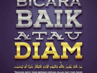 berbicara baik atau Lebih baik diam