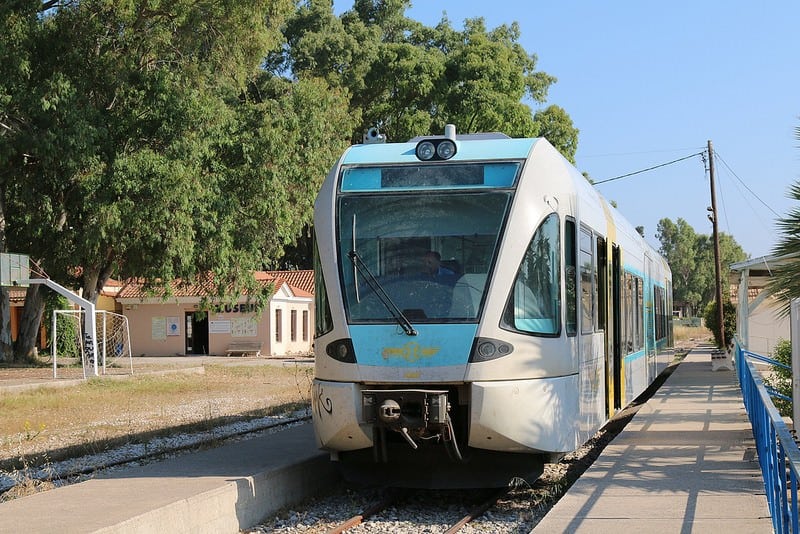 Katakolon tourist train